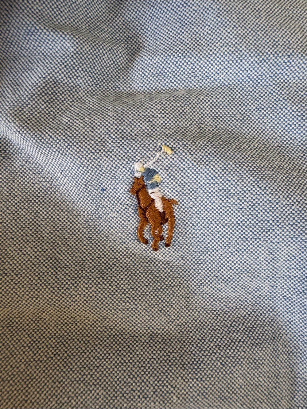 Polo by Ralph Lauren Light Blue Short-Sleeve Tie-Front Button-Down Shirt - Picture 3 of 5